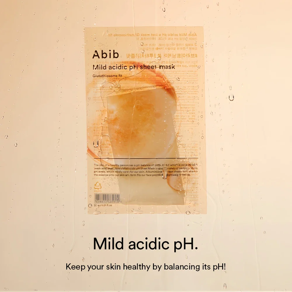 ABIB Mild Acidic PH Sheet Mask Glutathiosome Fit (10)