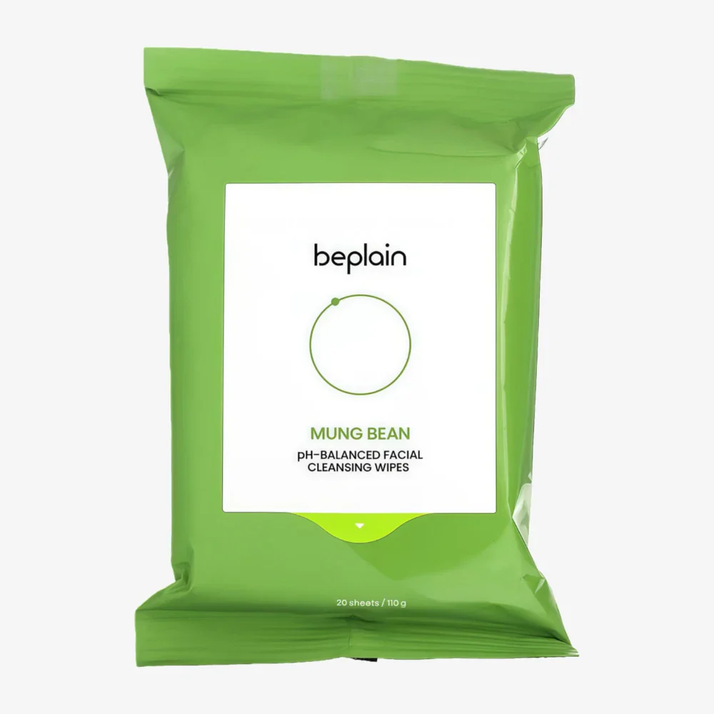 BEPLAIN Mung Bean PH Balanced Facial Cleansing Wipes 20pcs