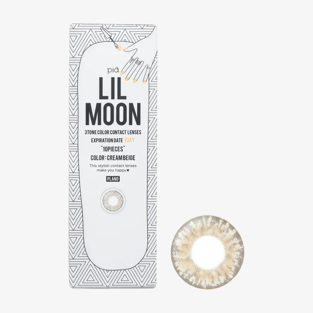 LILMOON 1 Day Cream Beige Contact Lens | 10pcs -2.50