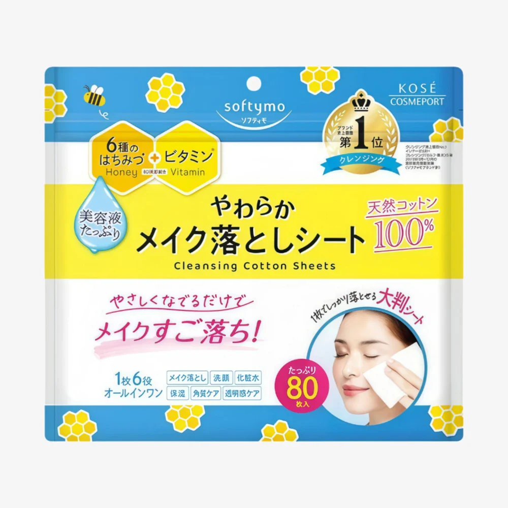 KOSE Softymo Cleansing Cotton Sheets 80pcs