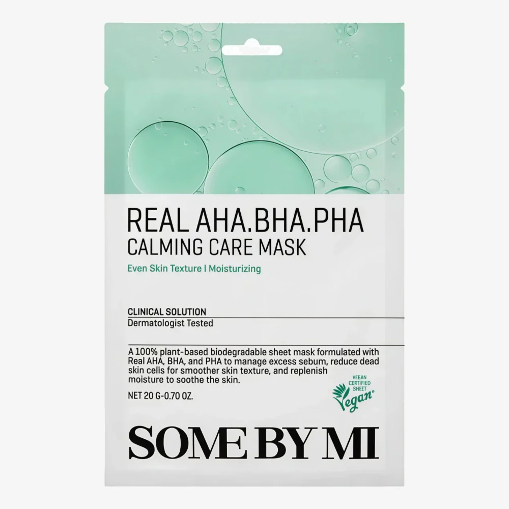 SOME BY MI Real AHA BHA PHA Calming Care Mask