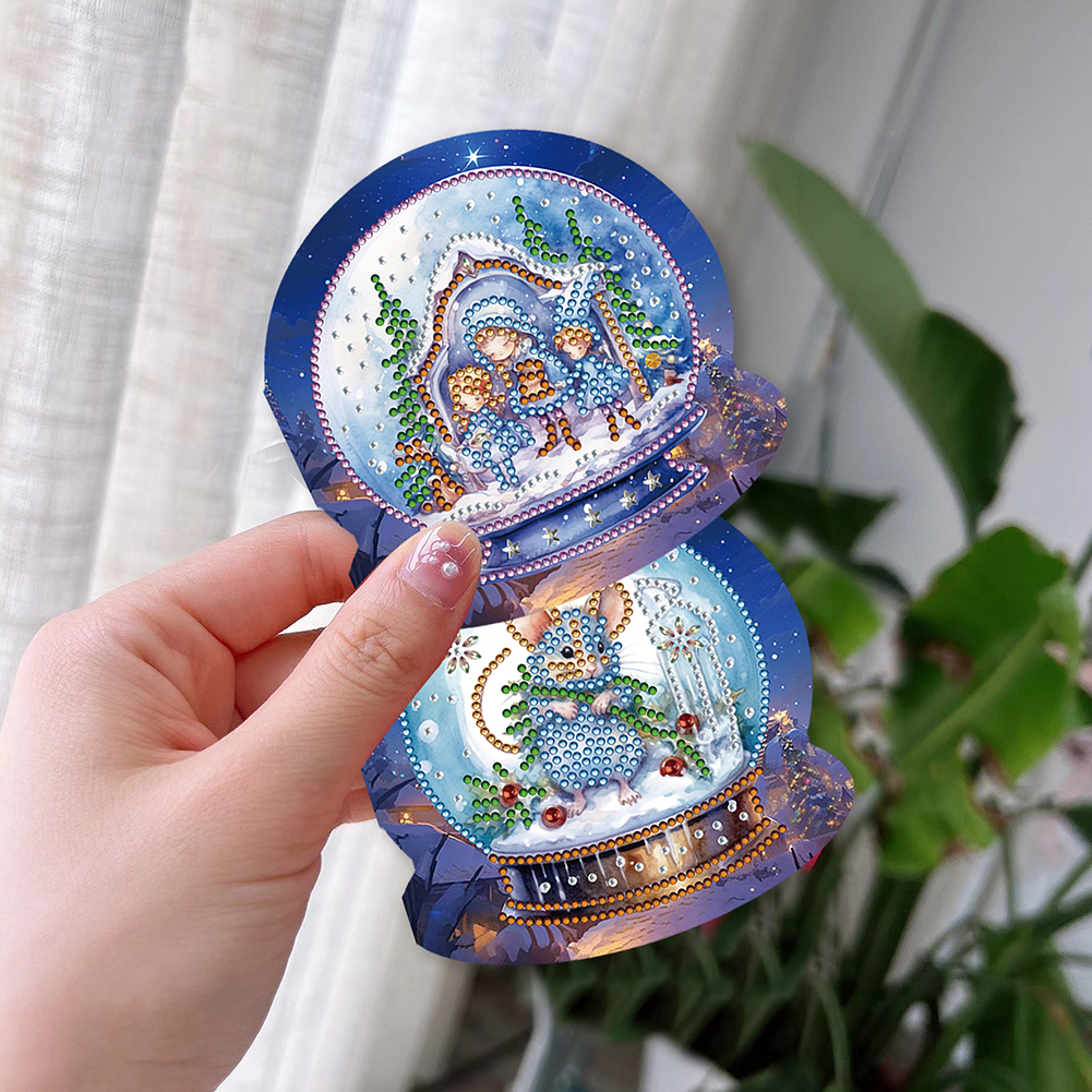 12Pcs DIY Diamond Painting Greeting Card - Crystal Ball