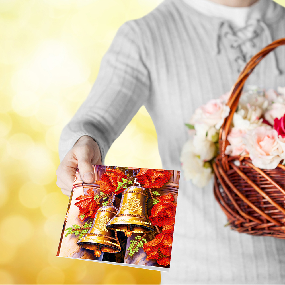 12pcs DIY Diamond Painting Greeting Card - Merry Christmas