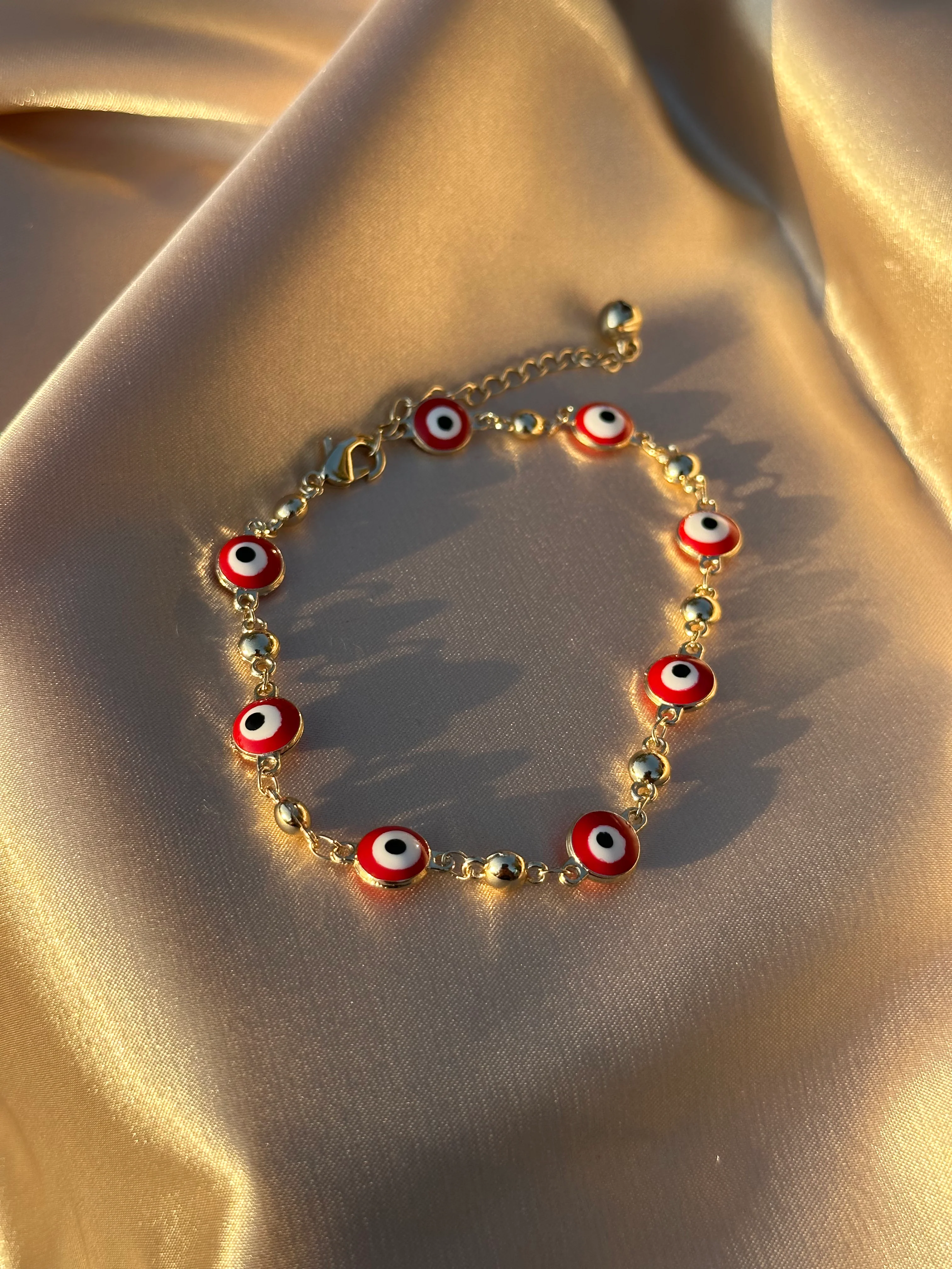 Red Evil Eye Anklet