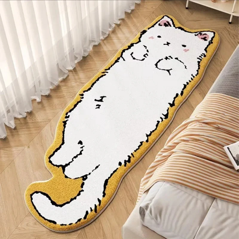 Soft Cartoon Cat Lover Tufted Rug