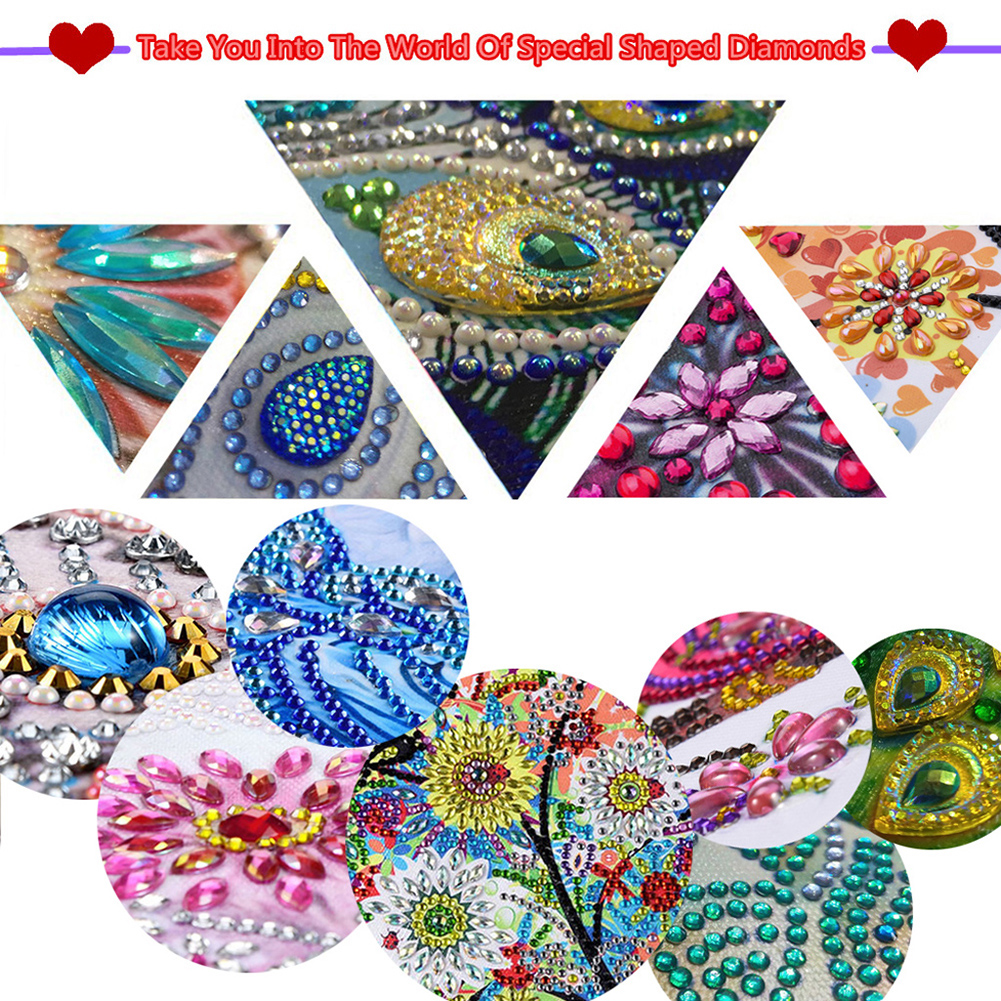 6Pcs DIY Diamond Painting Greeting Card - Birthday Party