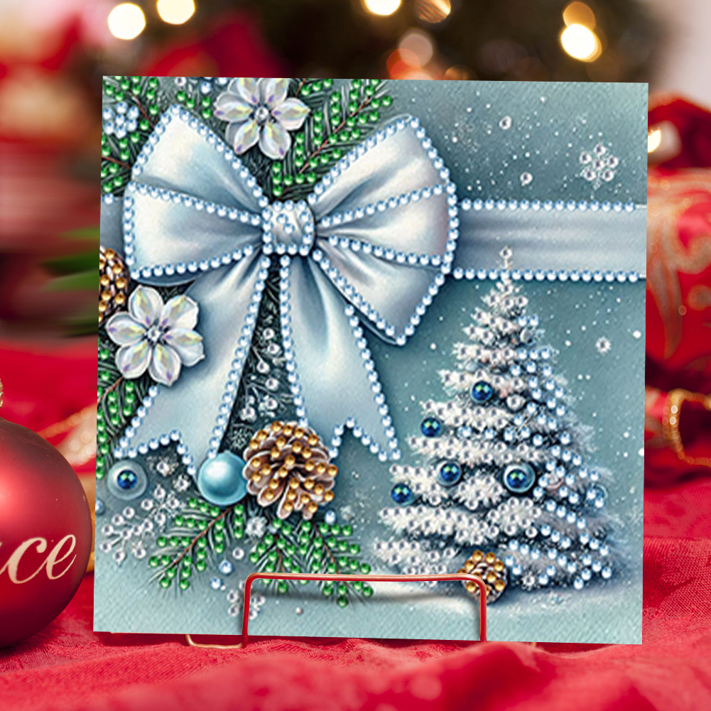 6Pcs DIY Diamond Painting Greeting Card - Christmas