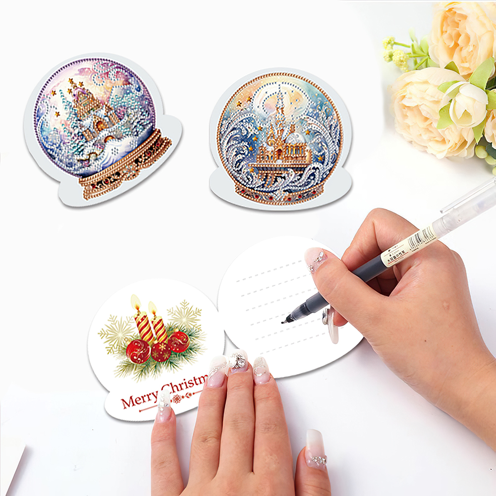 (Limited Stock)6pcs DIY Diamond Painting Greeting Card - Crystal Ball
