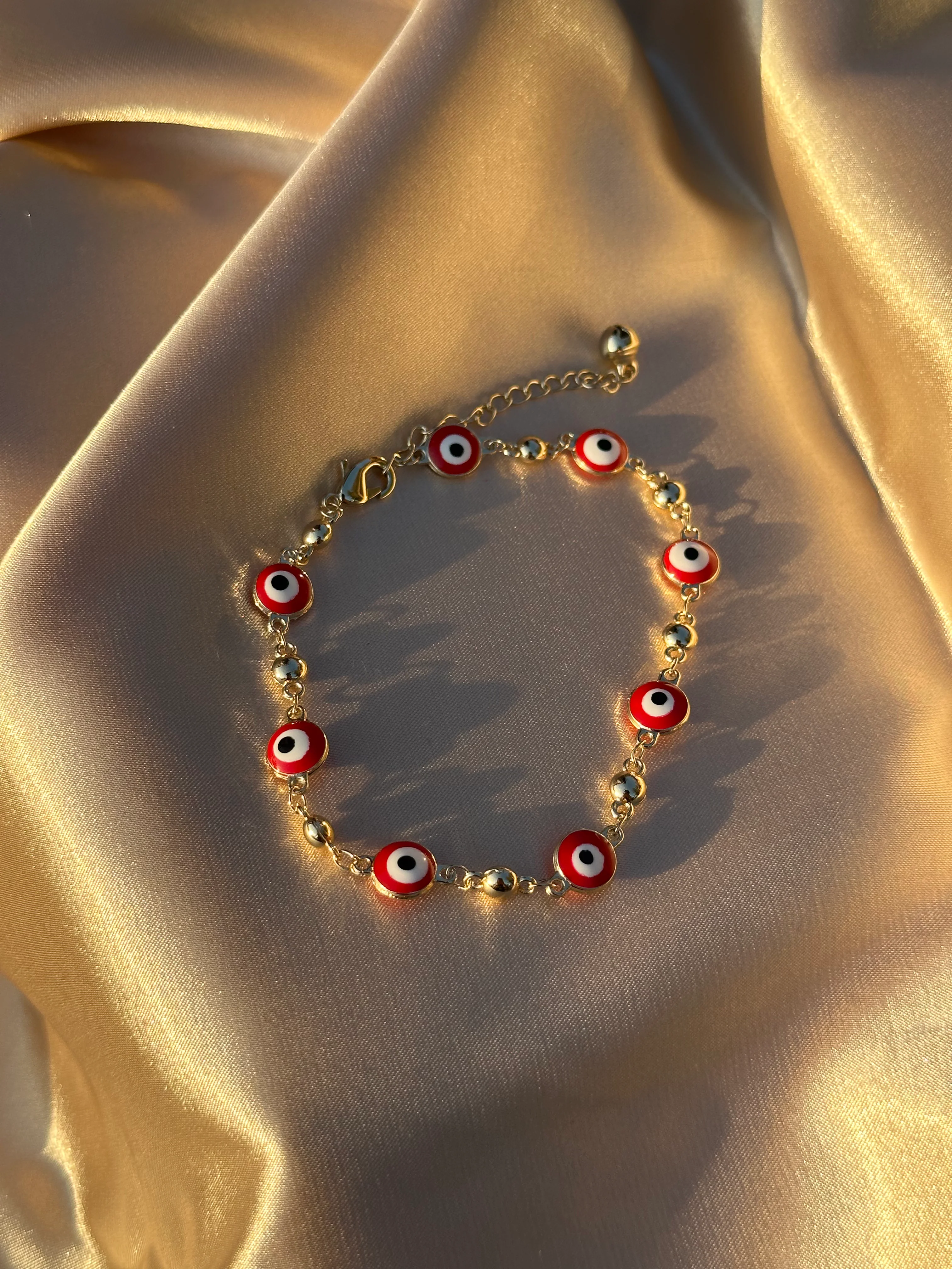 Red Evil Eye Anklet