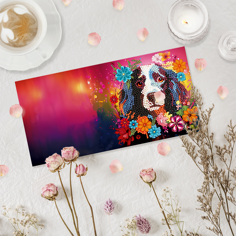 8pcs DIY Diamond Painting Greeting Card - Cats/Dogs