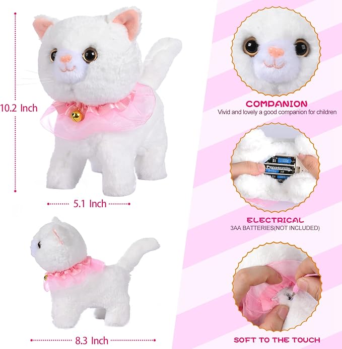 Interactive Toy Cat For Kids