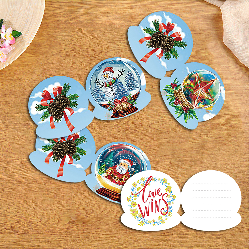 (Limited Stock)10pcs DIY Diamond Painting Greeting Card - Crystal Ball