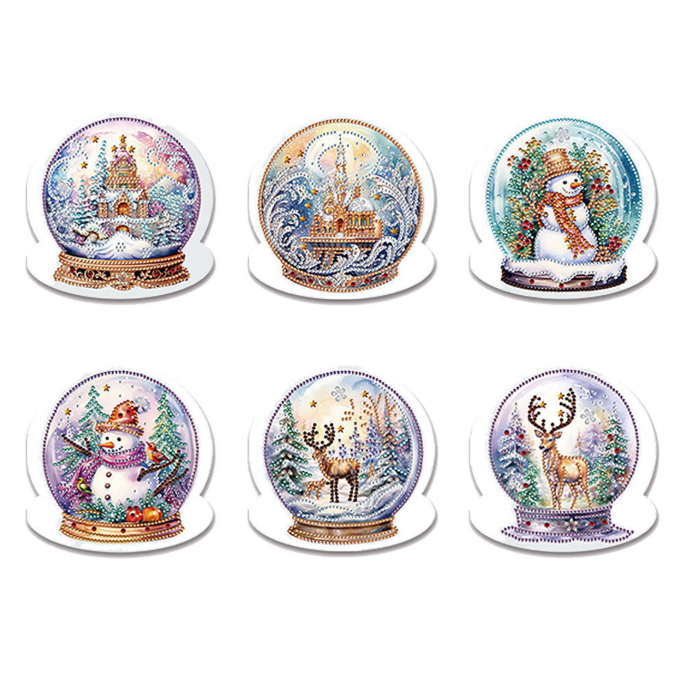 (Limited Stock)6pcs DIY Diamond Painting Greeting Card - Crystal Ball
