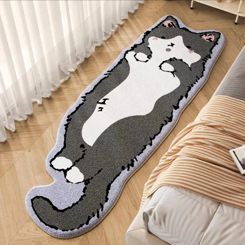 Soft Cartoon Cat Lover Tufted Rug
