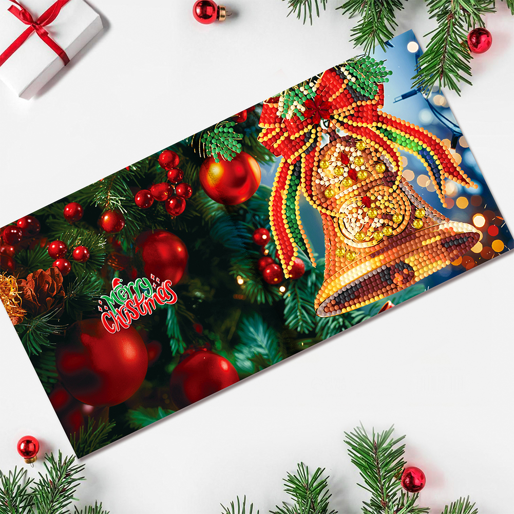 12Pcs DIY Diamond Painting Greeting Card - Christmas