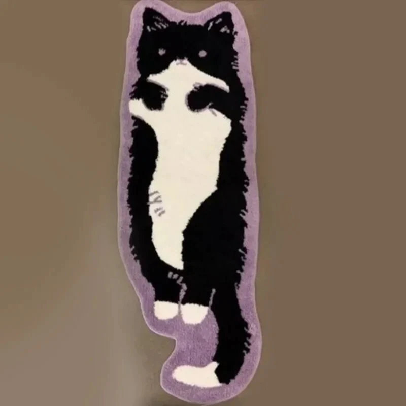 Soft Cartoon Cat Lover Tufted Rug