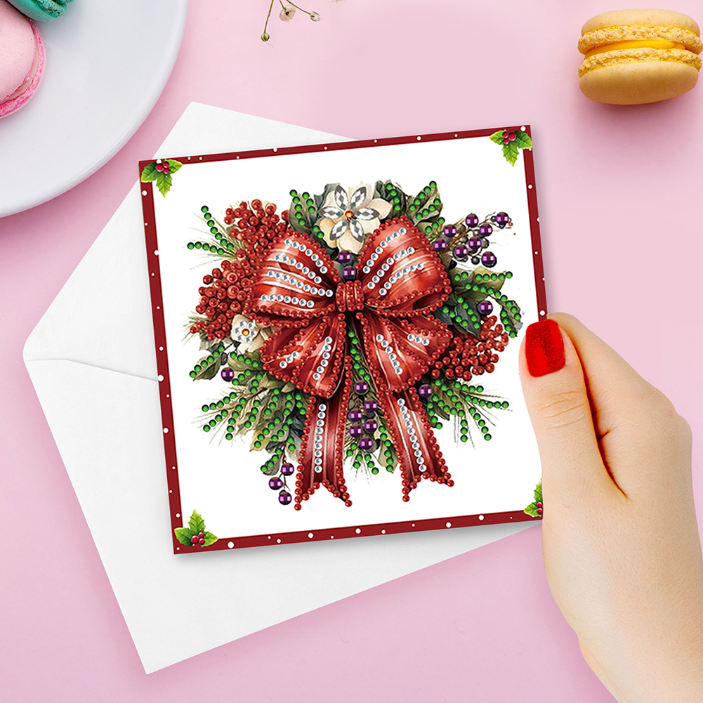 6Pcs DIY Diamond Painting Greeting Card - Elk