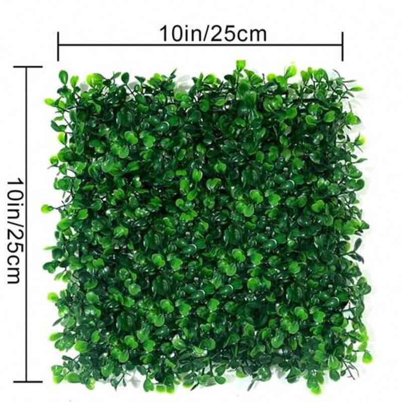 🌿 Artificial Green Plant Hedge Fence – 10pcs Simulation Garden Screen for Indoor & Outdoor, Home Decor, Backyard & Fall Gifts 🎁