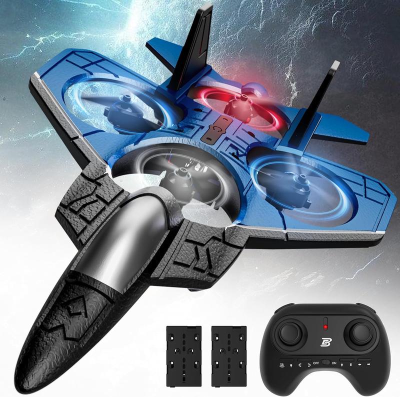 BEZGAR RC F22 Fighter Jet ✈️ Fun Stunt Plane for Kids & Adults 💡 Easy to Fly, LED Lights, Super Durable!