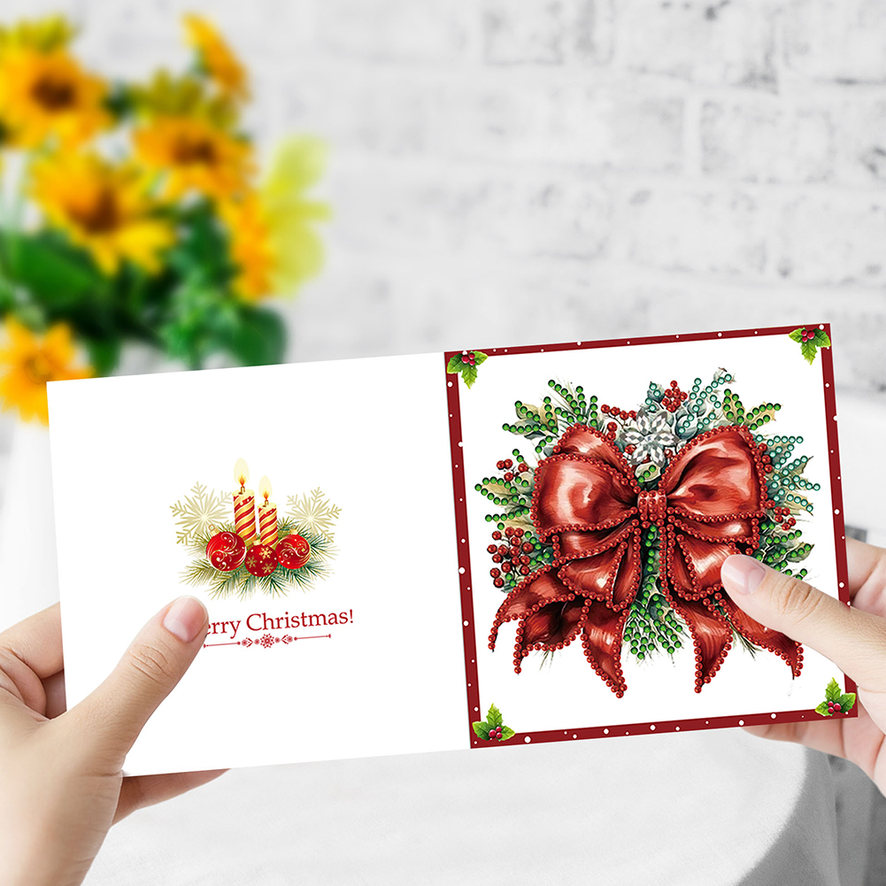 6Pcs DIY Diamond Painting Greeting Card - Elk