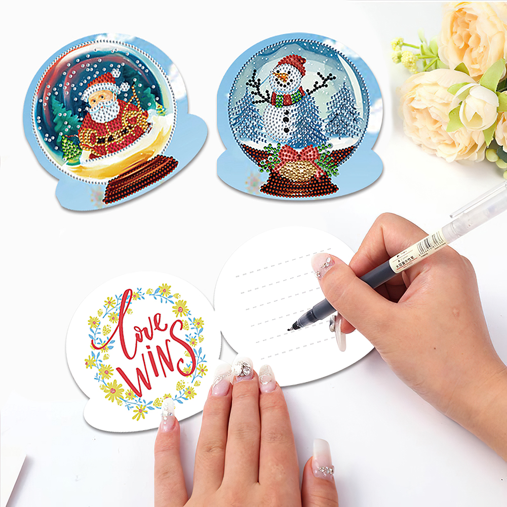 (Limited Stock)10pcs DIY Diamond Painting Greeting Card - Crystal Ball