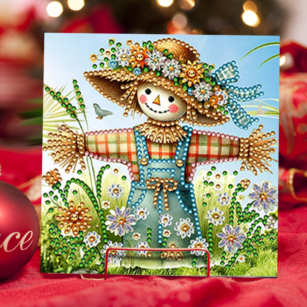 6pcs DIY Diamond Painting Greeting Card - Easter House