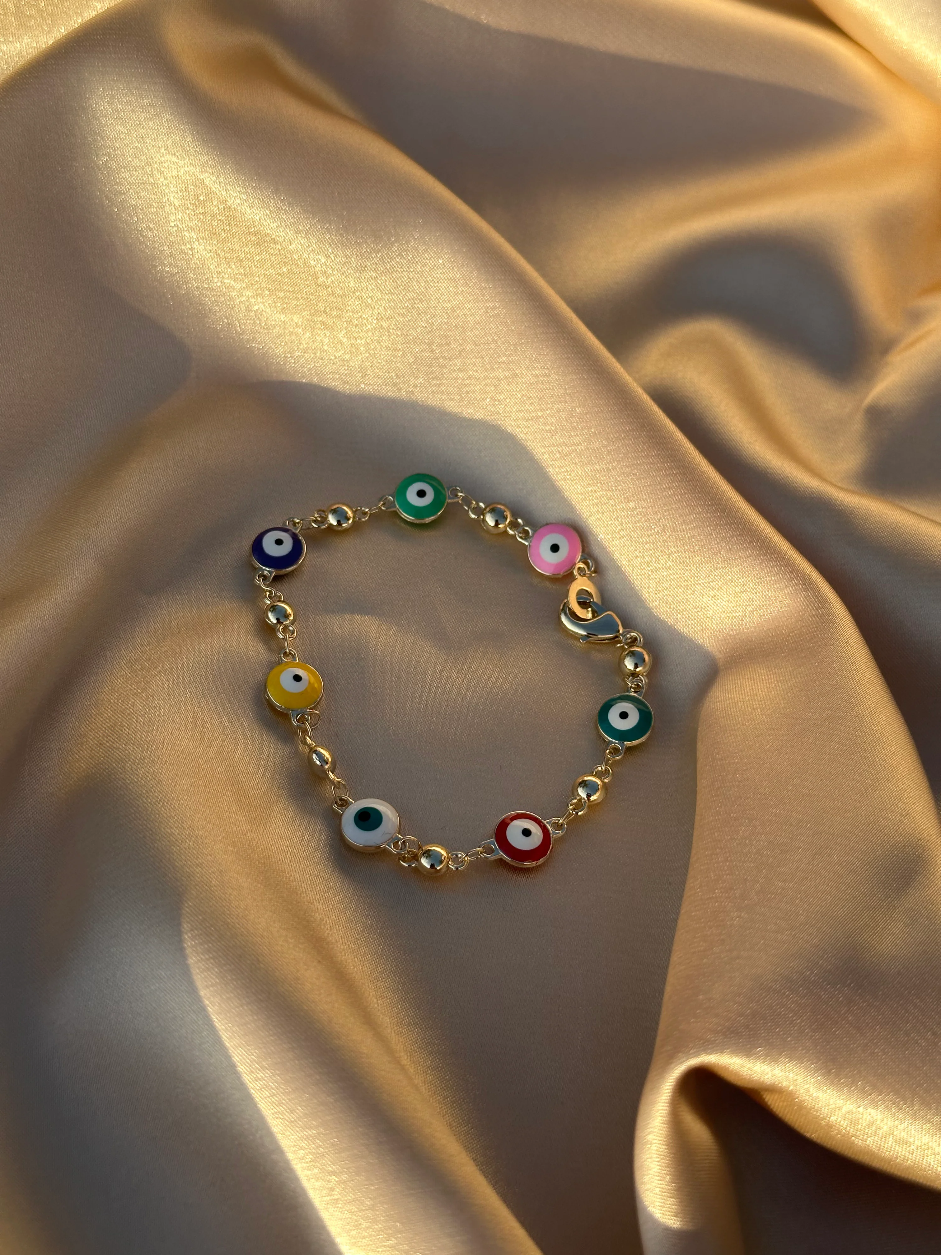 Multi-Color Evil Eye Bracelet