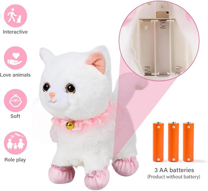 Interactive Toy Cat For Kids