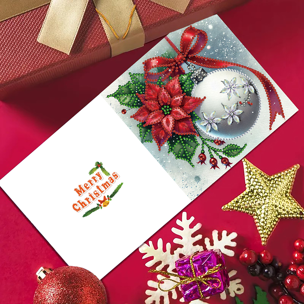 6Pcs DIY Diamond Painting Greeting Card - Christmas