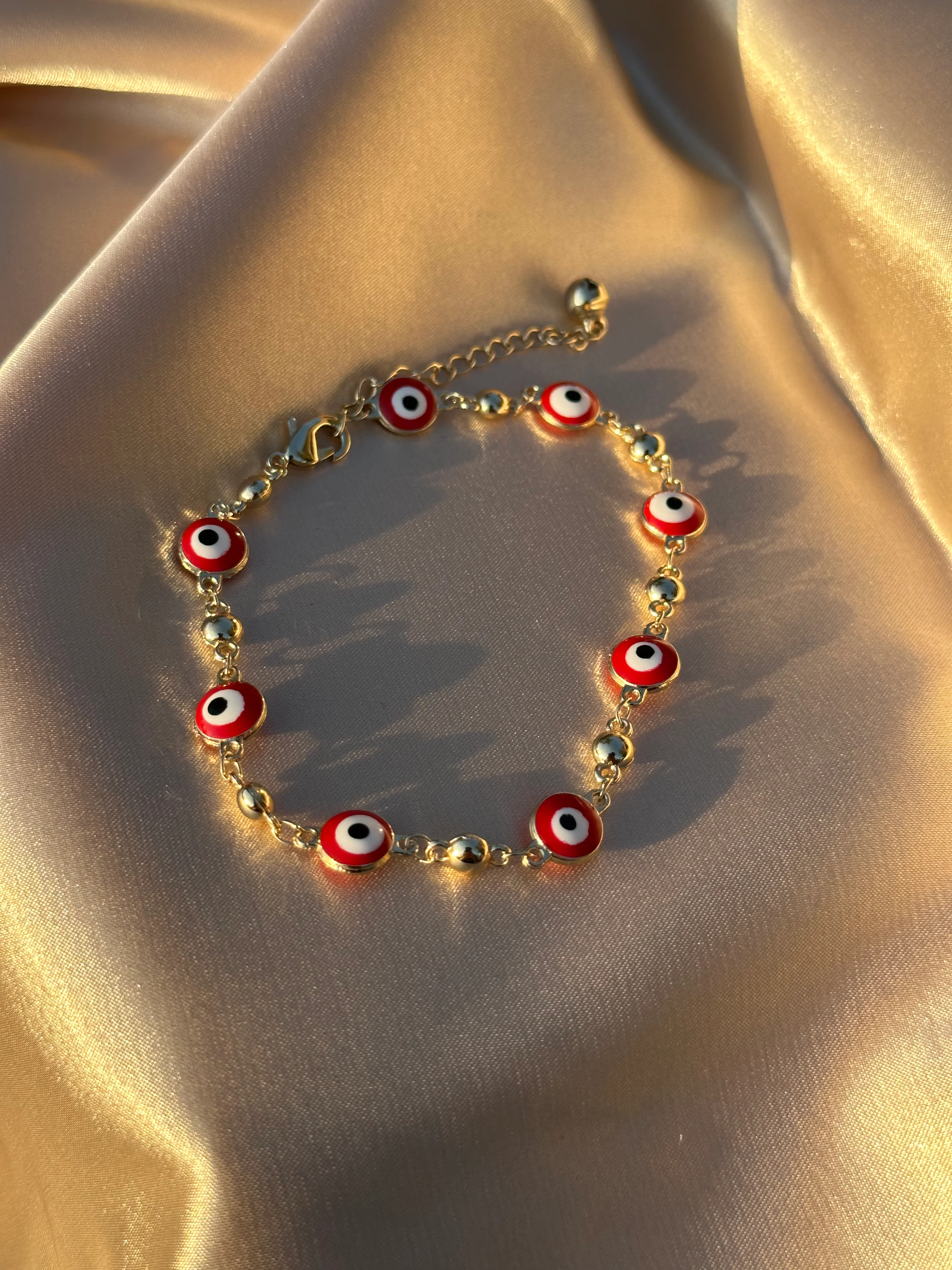 Red Evil Eye Anklet