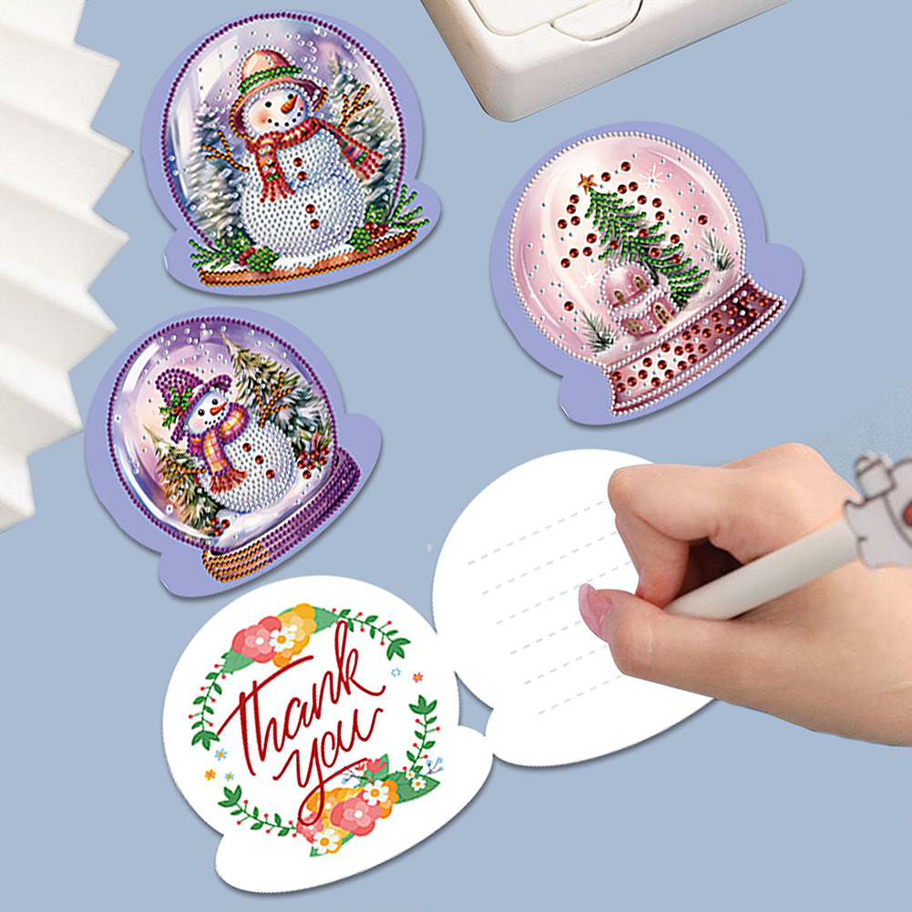 (Limited Stock)8pcs DIY Diamond Painting Greeting Card - Crystal Ball