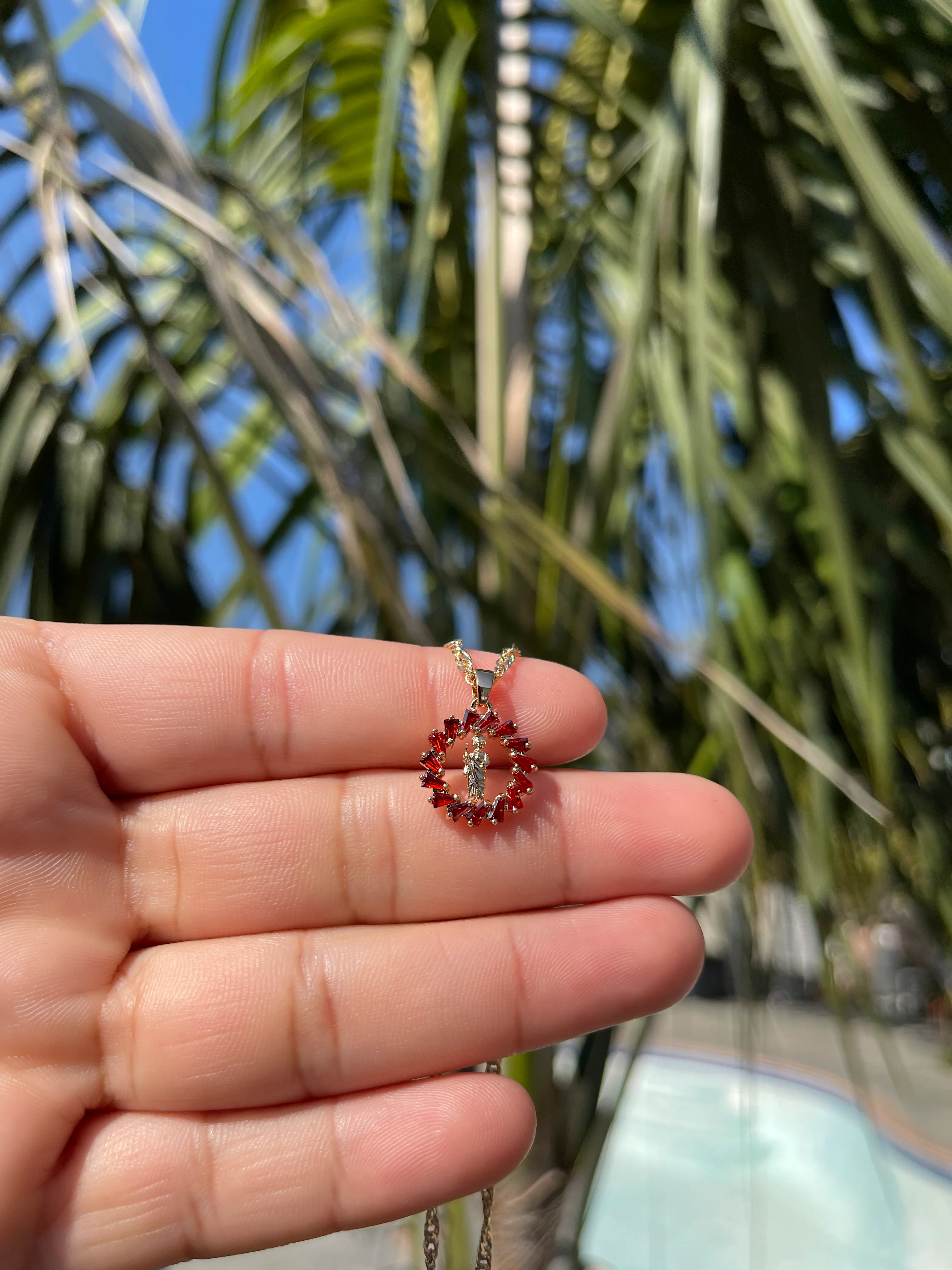 Orange Crystal San Judas