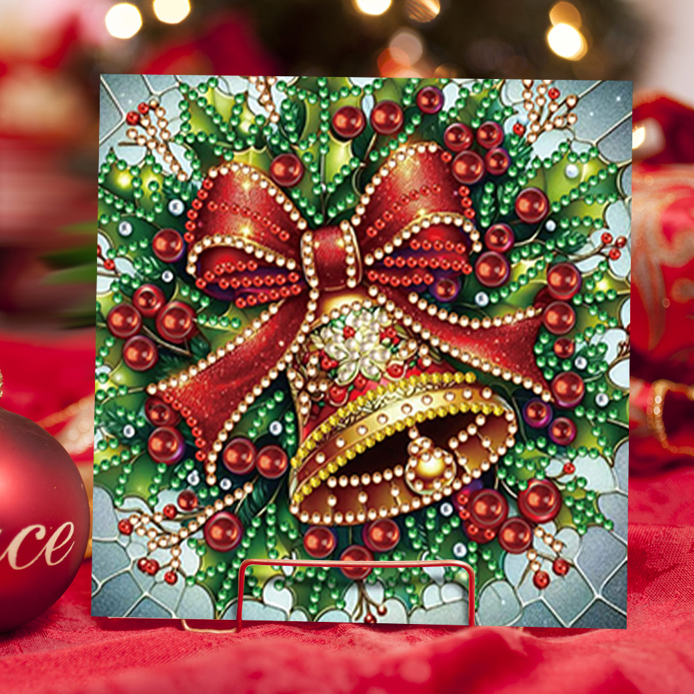 6Pcs DIY Diamond Painting Greeting Card - Xmas Atmosphere