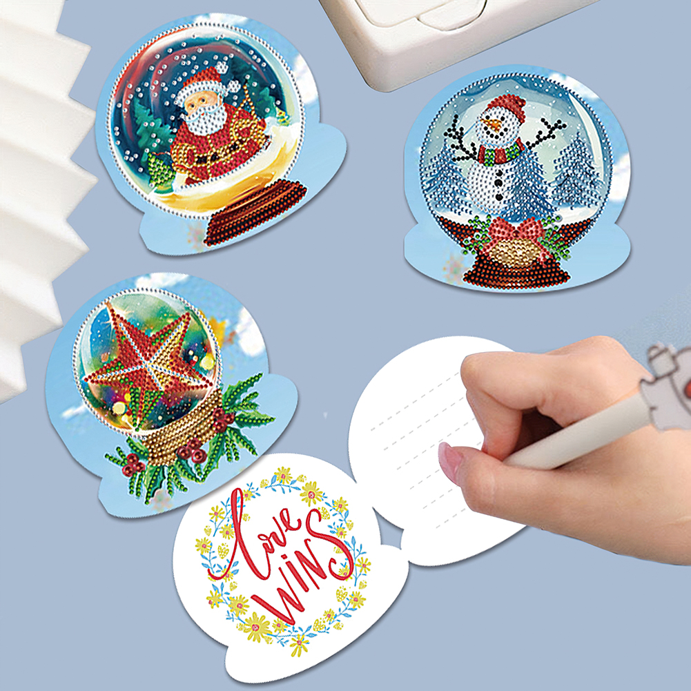 (Limited Stock)10pcs DIY Diamond Painting Greeting Card - Crystal Ball