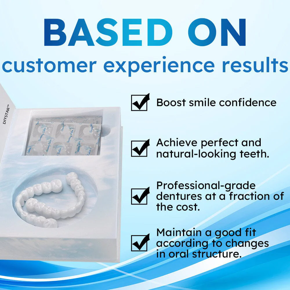 Official Store | DIYSTAR™ Moldable Dentures🧑🏽‍⚕️Obtain American Dental Association (ADA) Certification ✅