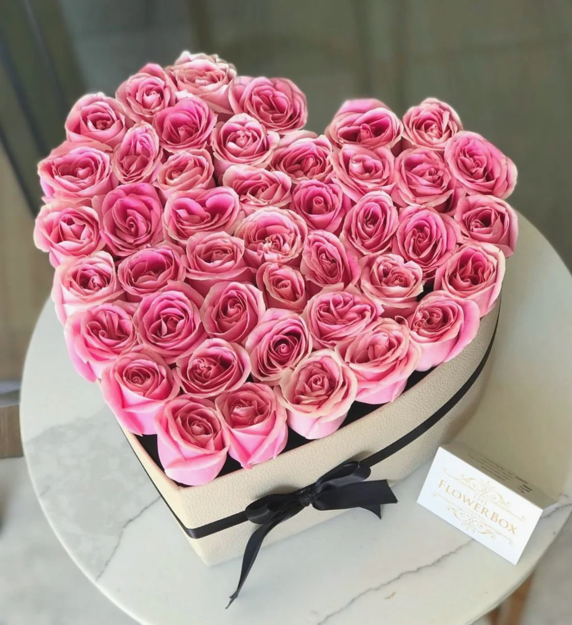 Coquette Pink Flower Box