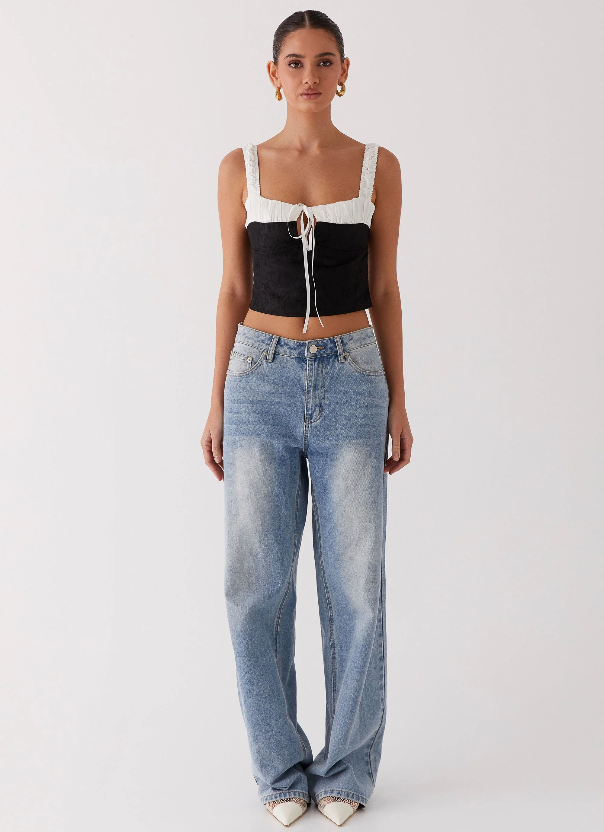 Ryder Bustier Top - Black