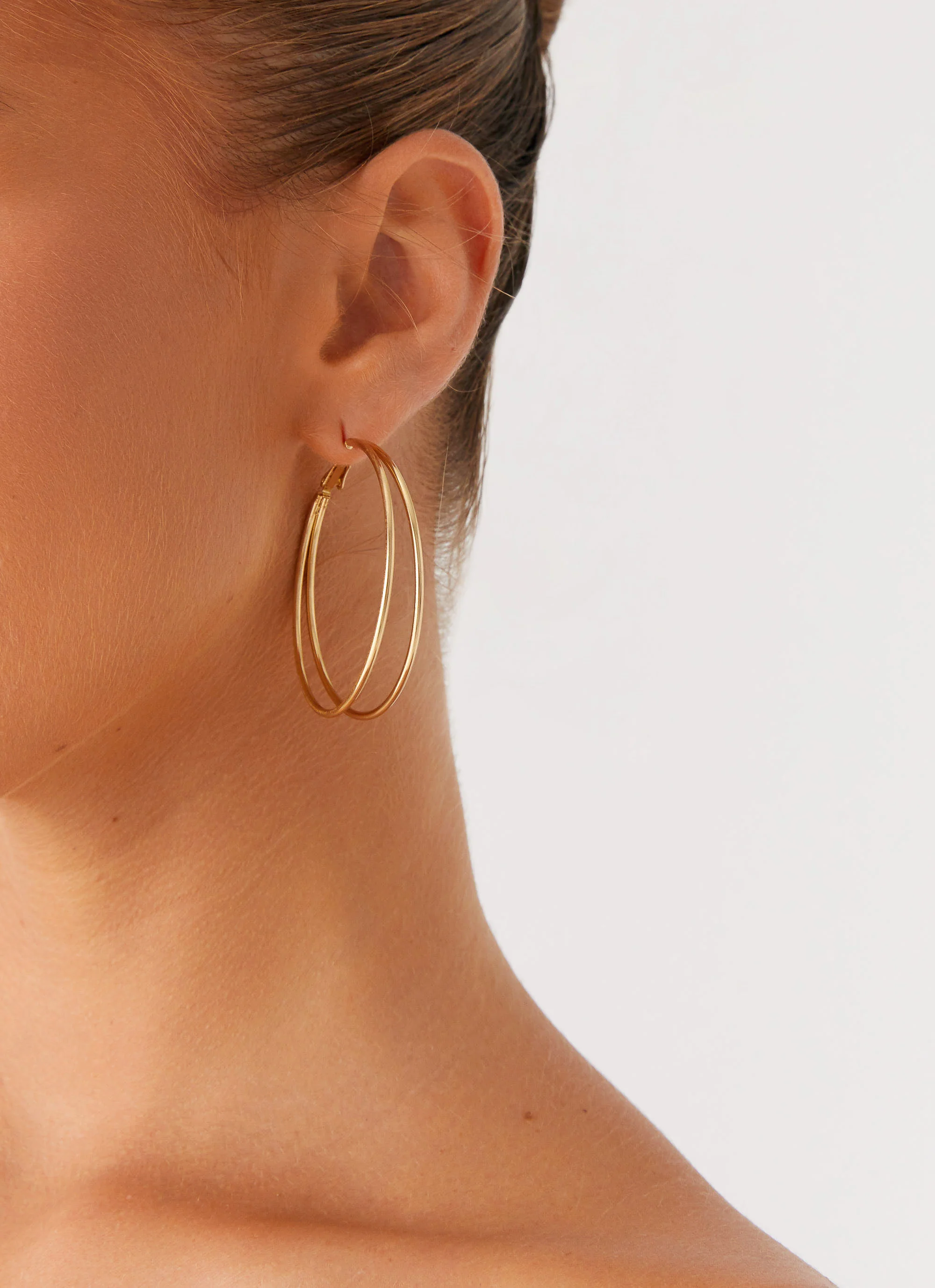 Isabetta Hoop Earrings - Gold