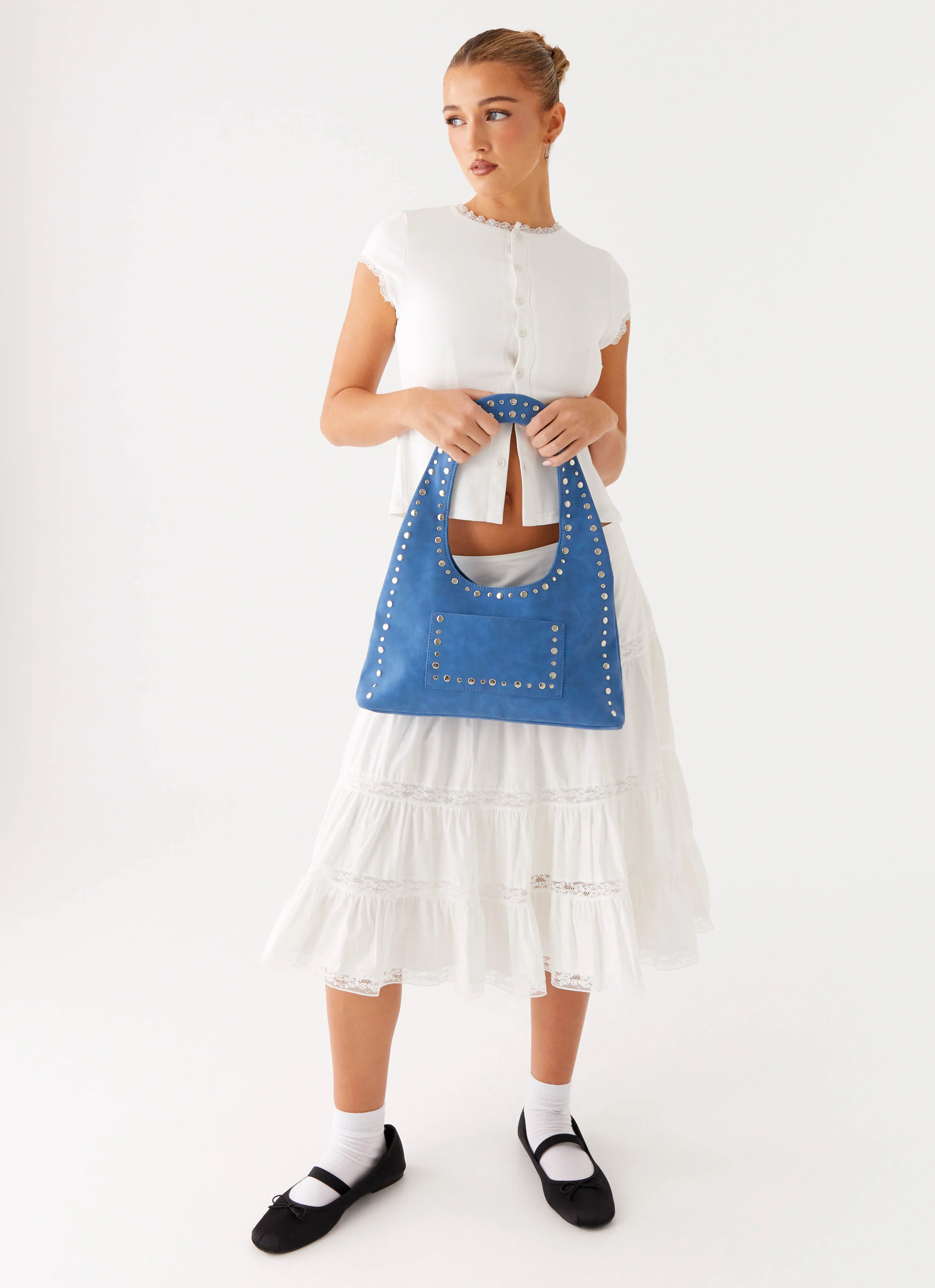 Delaney Shoulder Bag - Blue