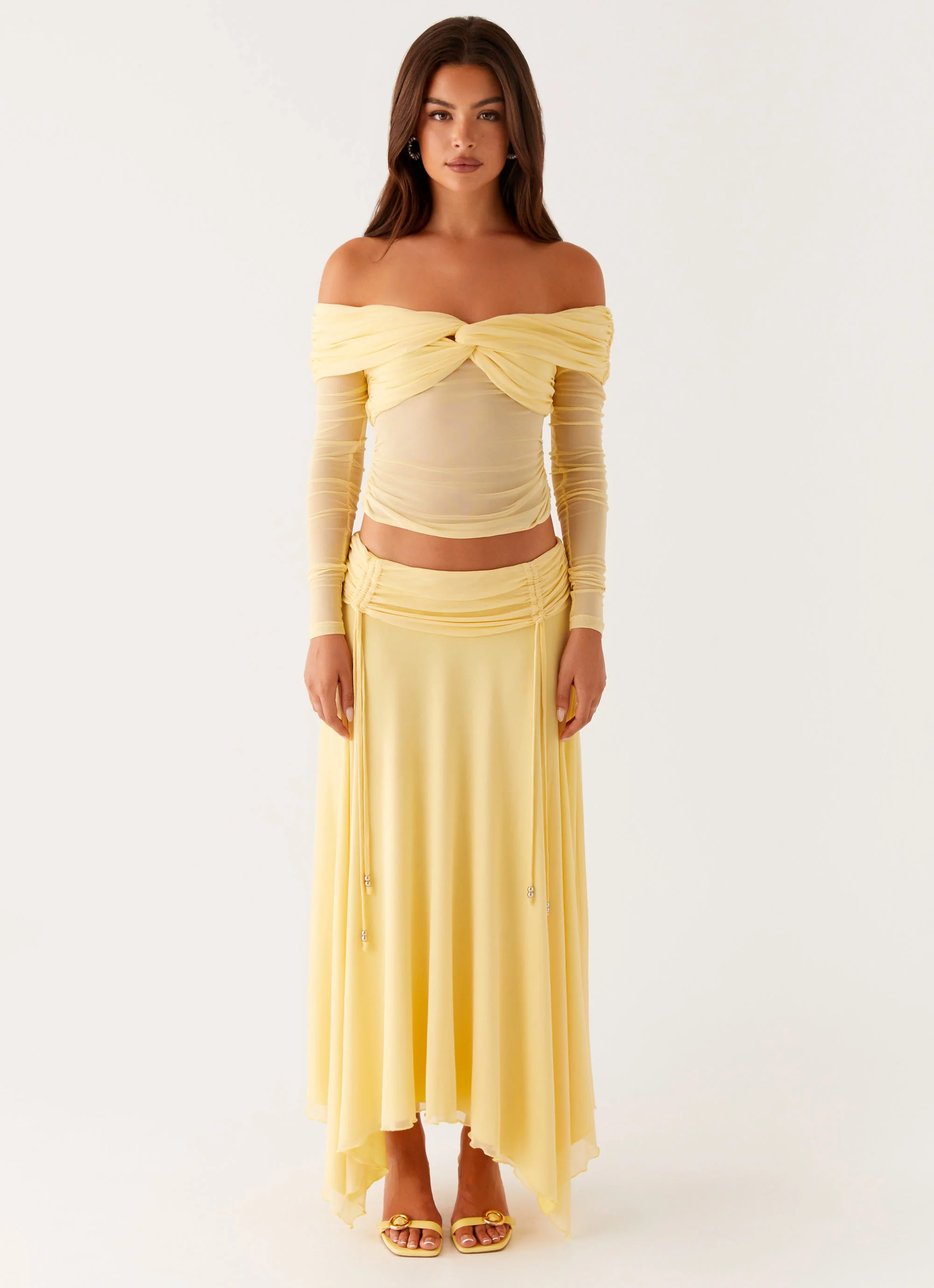 Amryn Long Sleeve Top - Yellow