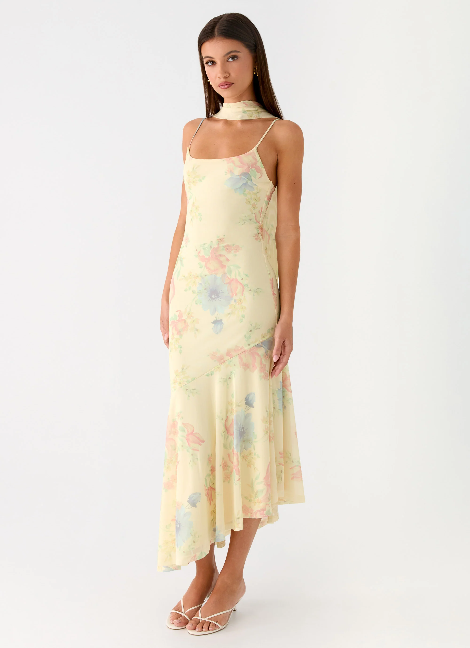 Sole Mio Midi Dress - Spring Meadow
