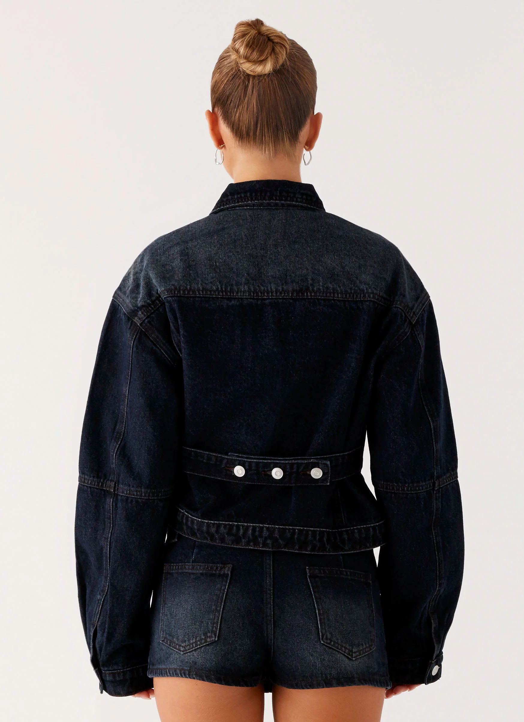 Tropics Denim Jacket - Washed Dark Blue