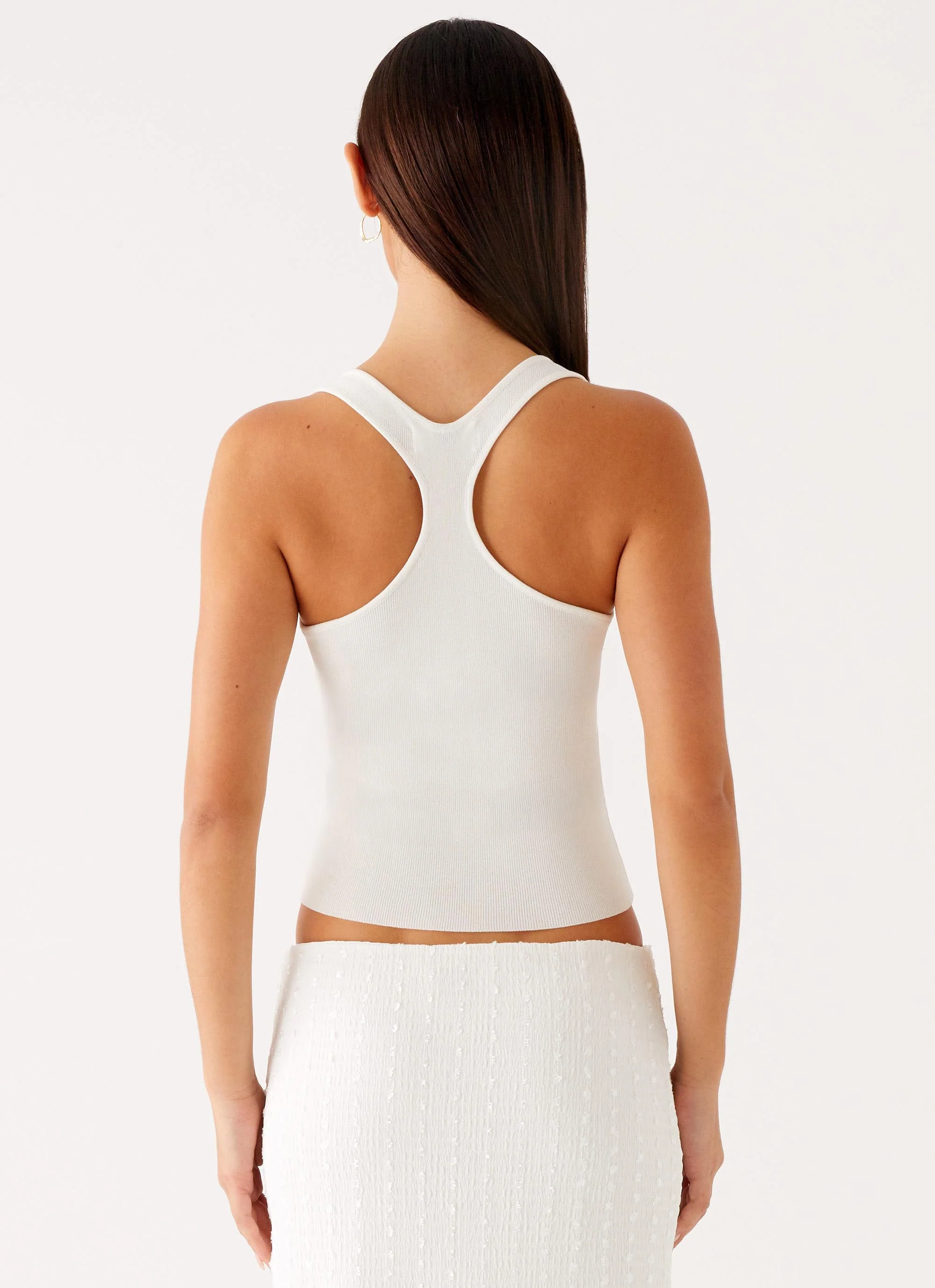 Johanna Knit Top - White