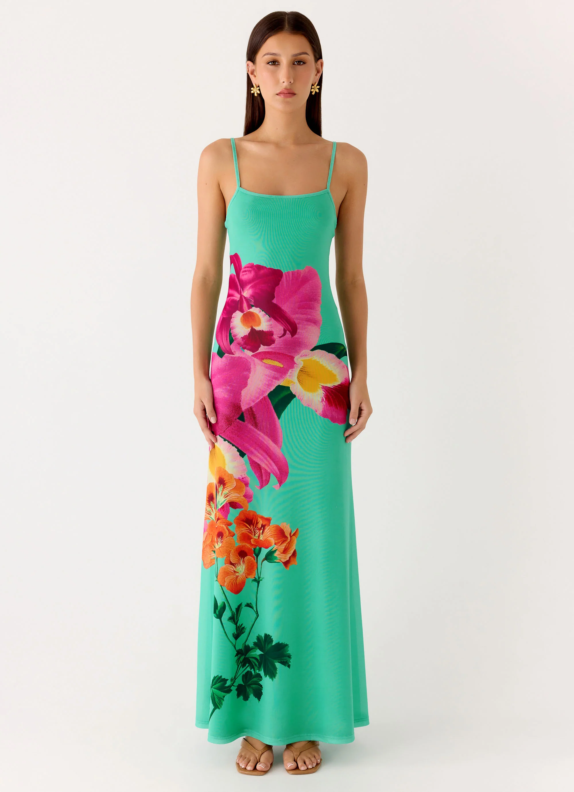 Everett Maxi Dress - Jungle Bloom