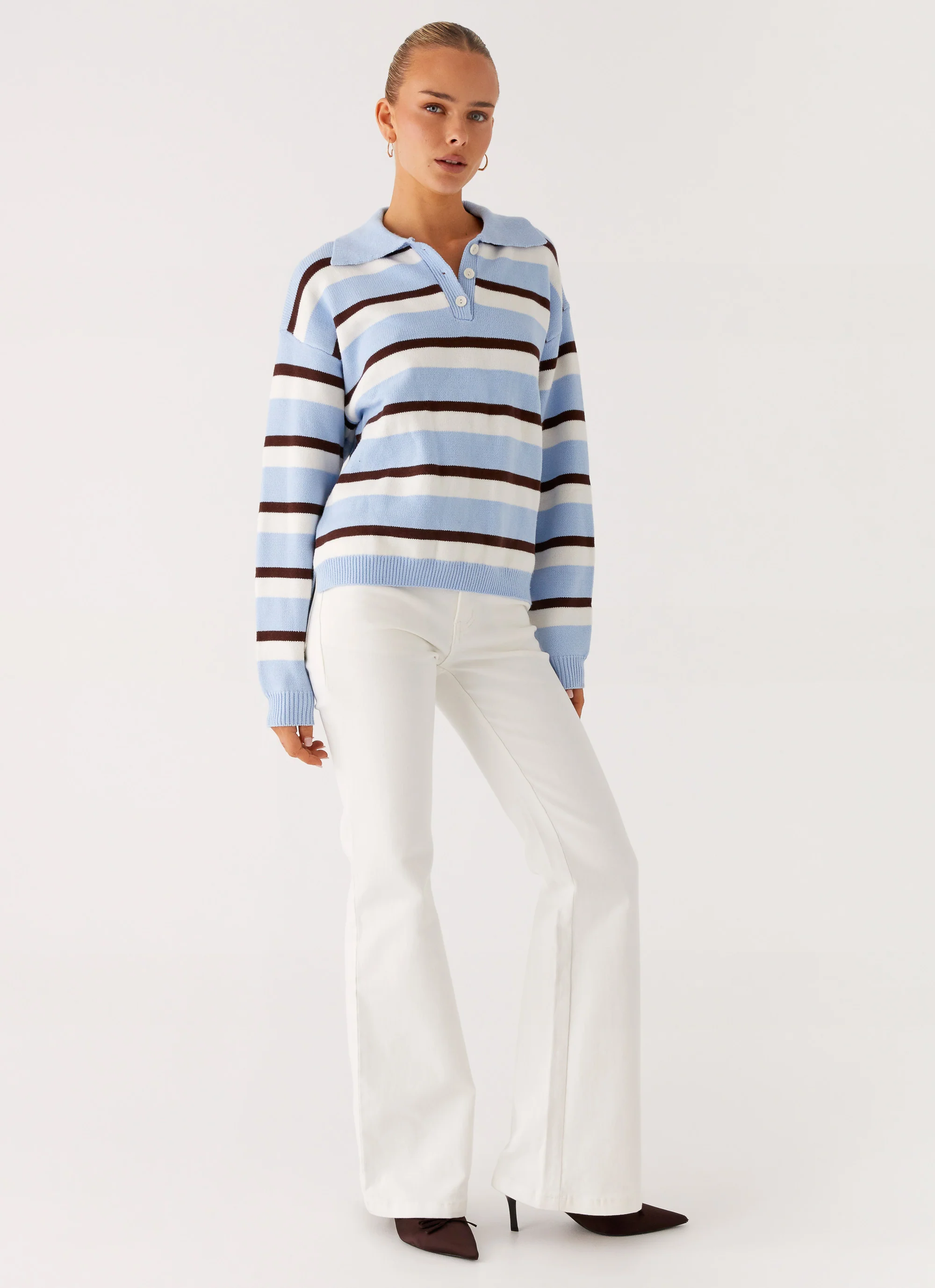 Aldo Bootleg Jeans - White