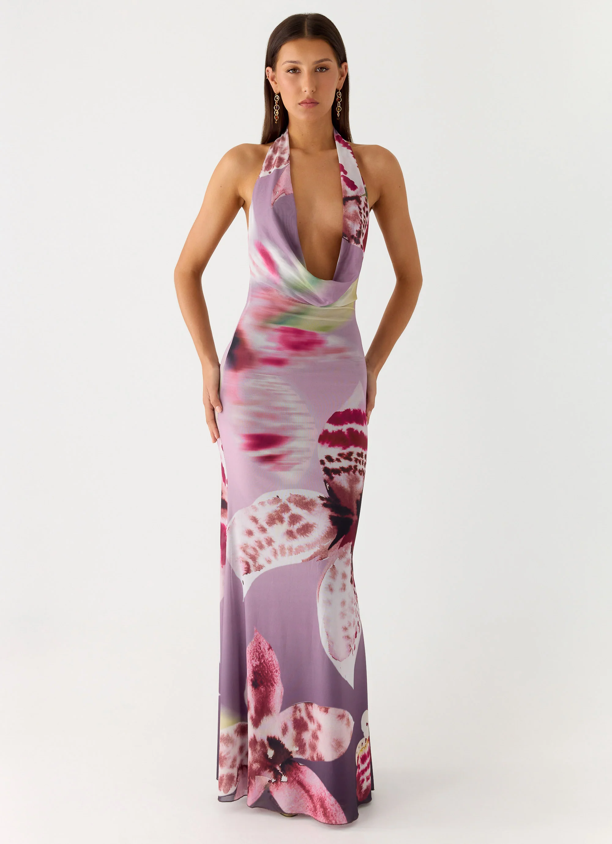 Like You Better Maxi Dress - Ombre Floral Affair