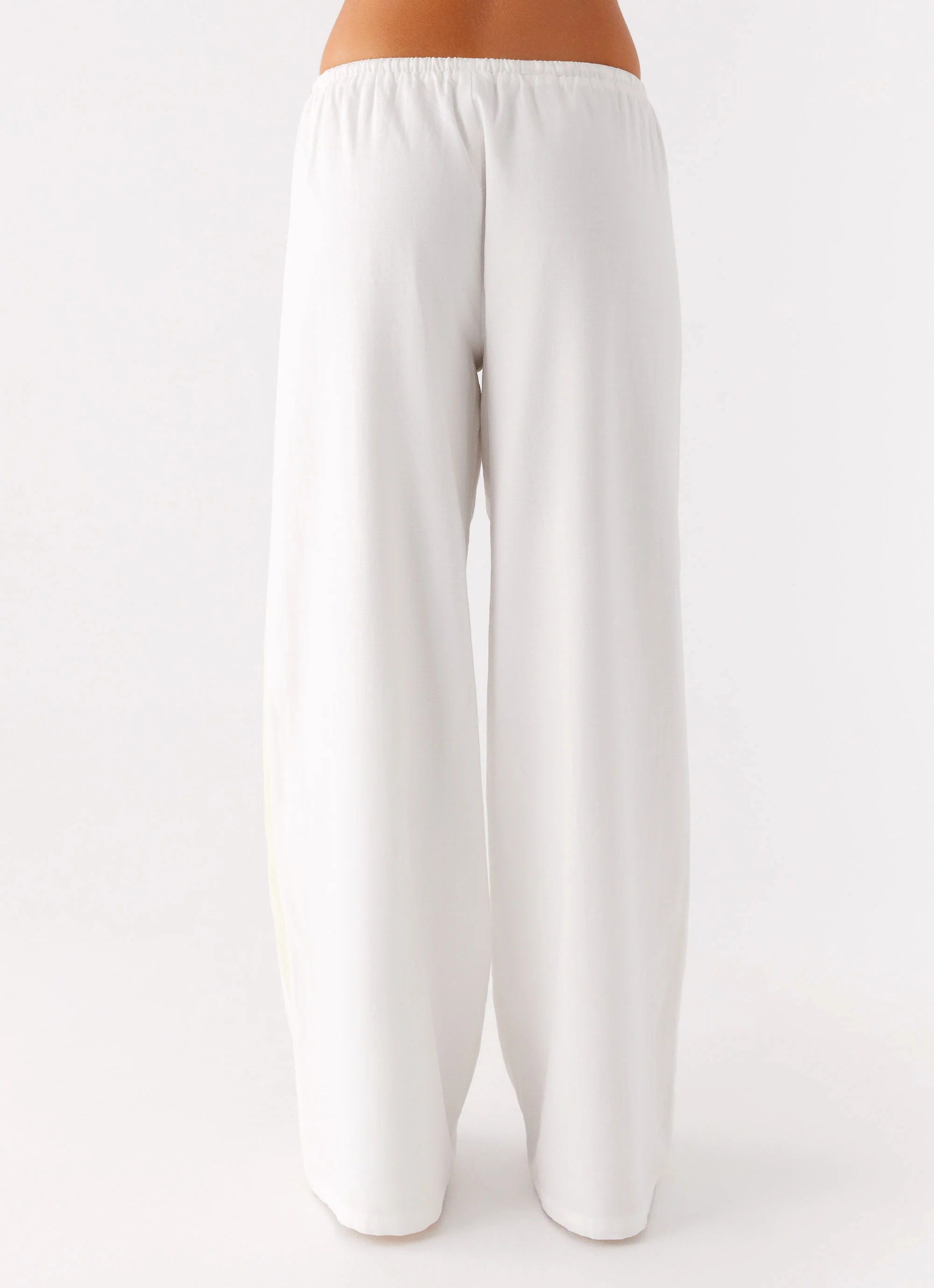 Oska Drawstring Pants - White