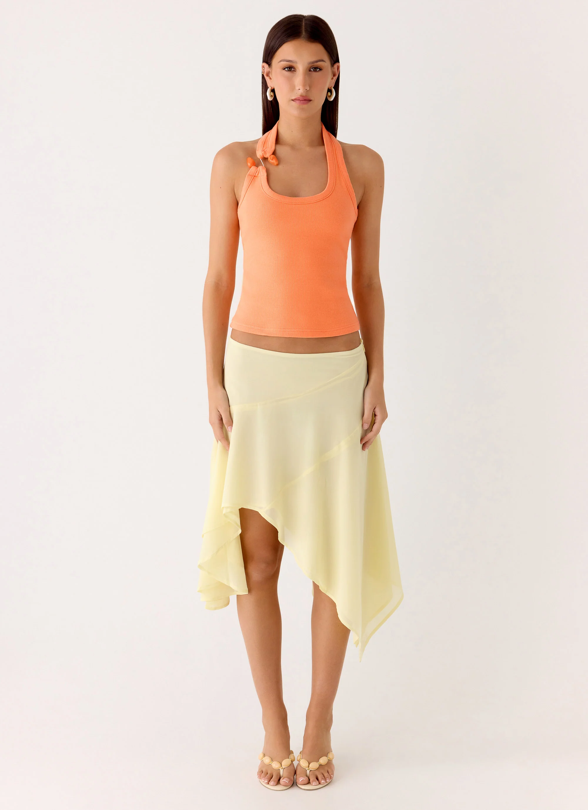 Cladena Top - Apricot