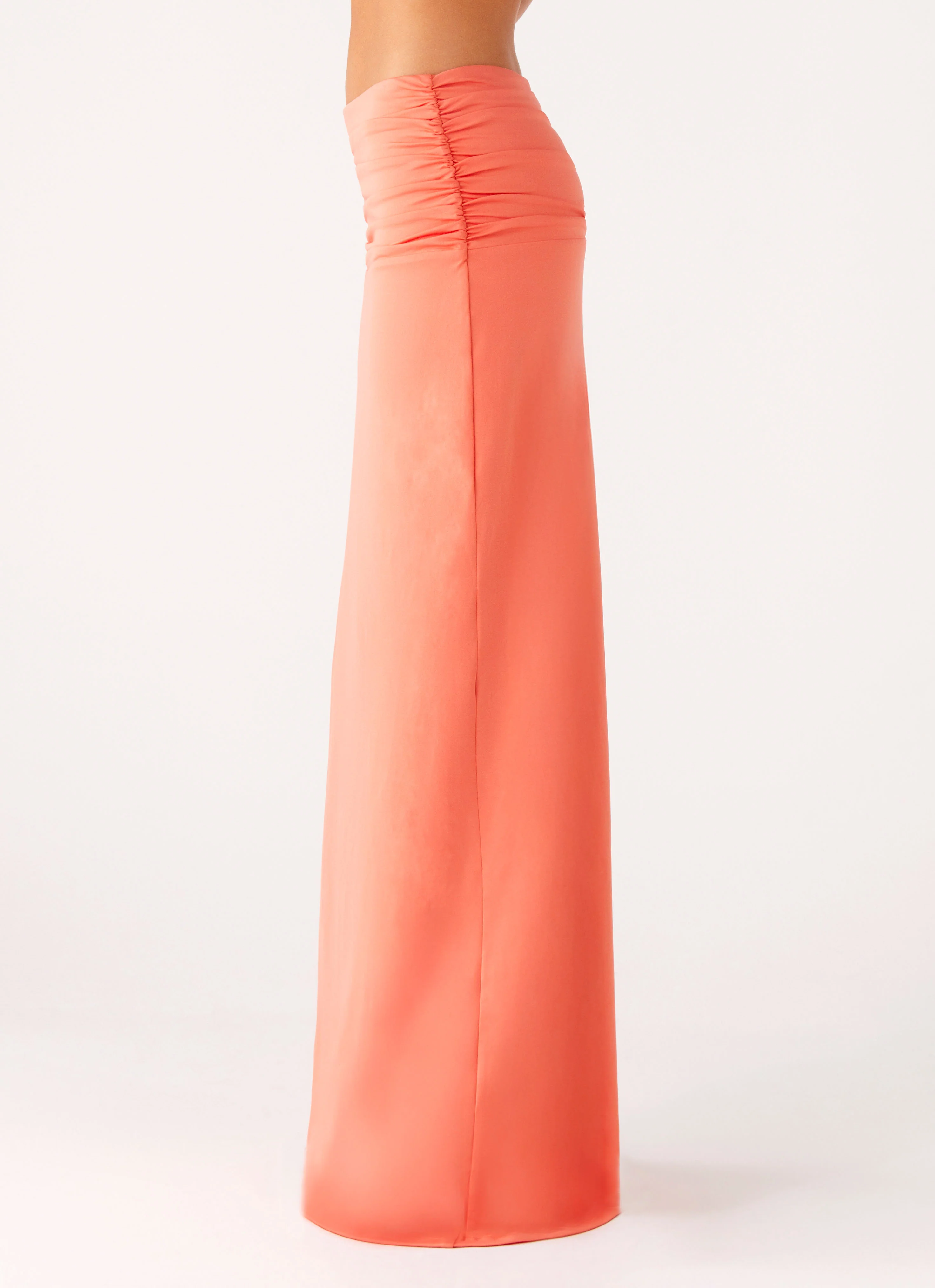 Elisabetta Maxi Skirt - Coral