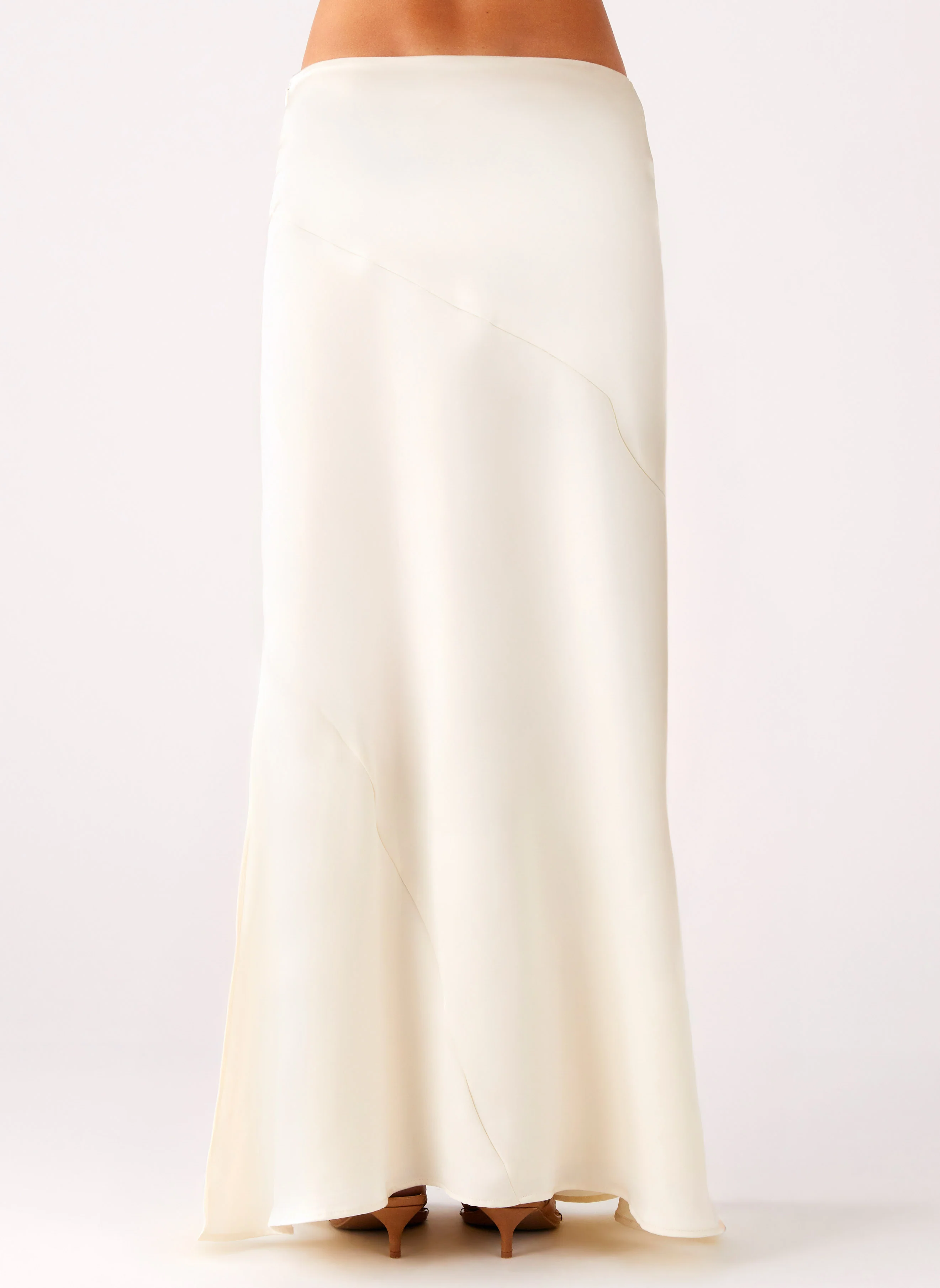 Chandra Maxi Skirt - Ivory